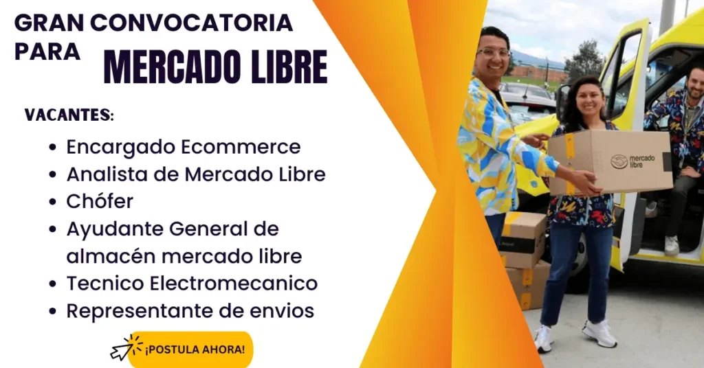 nuevas convocatorias para mercado libre